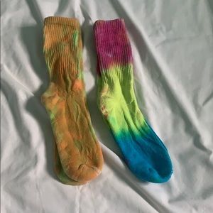 Tie dye socks